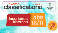 A taxa de inscrição, no valor de 30 reais, pode ser paga até o dia 19 de novembro