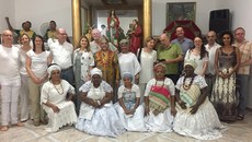 Visita à exposição Xirê dos Orixás