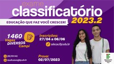 Os cursos técnicos são gratuitos e, nesta edição, são ofertados nas formas concomitante e subsequente
