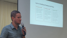 Apresentação sobre a LGPD para gestores do IFPI