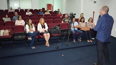 A capacitação é ministrada pela professora Maria do Socorro Ferreira dos Santos, coordenadora do Comitê de Ética e Pesquisa da UFPI