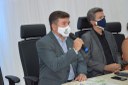 Reitor do IFPI, Paulo Henrique Gomes de Lima, realiza o seu pronunciamento