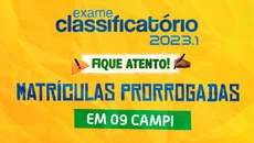 Prorrogação de matrícula