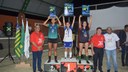 Foram entregues os troféus e medalhas dos terceiros, segundos e primeiros lugares no atletismo, vôlei, handebol e futsal