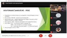Palestra sobre internacionalização no ensino público