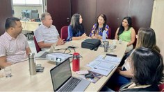 O foco do encontro foi o projeto Cresce e Avança, que será executado com o apoio da SASC