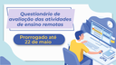 prorrogação questionário