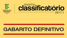 O resultado final do Exame Classificatório deverá ser divulgado no dia 25 de janeiro
