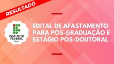 A seleção foi realizada por meio da análise da documentação apresentada pelos candidatos