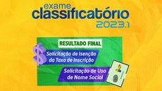 Candidatos que tiverem sua solicitação deferida deverão se inscrever a partir do dia 3 de outubro