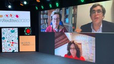 A mesa-redonda contou com a participação da pesquisadora e docente da Universidade Federal de Pelotas, Maria Isabel da Cunha, e do coordenador da Escola Superior de Educação, do Instituto Politécnico do Porto (IPP), Luís Maria Fernandes