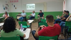 Reitor discutiu com servidores do campus sobre a implantação do curso de Agronomia