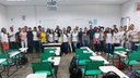 O reitor deu boas-vindas aos novos alunos dos cursos técnicos em Agropecuária (regular e PROEJA)