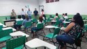 O reitor deu boas-vindas aos novos alunos dos cursos técnicos em Agropecuária (regular e PROEJA)