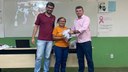 O reitor deu boas-vindas aos novos alunos dos cursos técnicos em Agropecuária (regular e PROEJA)