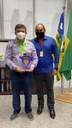 Entrega de medalhas e troféus em solenidade realizada no gabinete da Reitoria