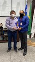 Entrega de medalhas e troféus em solenidade realizada no gabinete da Reitoria