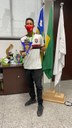 Entrega de medalhas e troféus em solenidade realizada no gabinete da Reitoria