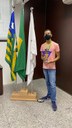 Entrega de medalhas e troféus em solenidade realizada no gabinete da Reitoria