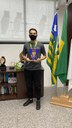 Entrega de medalhas e troféus em solenidade realizada no gabinete da Reitoria