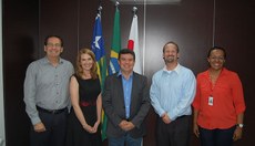 Representantes do Consulado dos EUA visitam Reitoria
