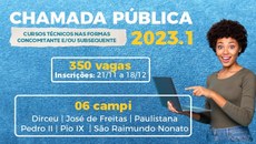 As inscrições são gratuitas e devem ser feitas pela internet