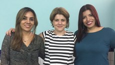 Geovana Azevedo, Luciana Andrade e Silvana Teixeira