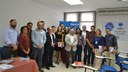Servidores participam da assinatura de termo do Edital de Popularização da Ciência