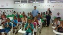 Cestas foram entregues a famílias de alunos de curso de flauta doce