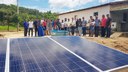 leva água via sistema de energia solar à Comunidade Morro Claro