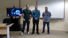 Da esquerda para a direita: Paulo Praça (UFC), Kristian Pessoa (IFPI), Herminio Oliveira (UNILAB)