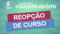 No edital, foram ofertadas 10 vagas remanescentes no curso de Edificações