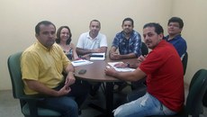 Atual e futura equipe de gestão do Campus se reuniram na terça-feira, 21