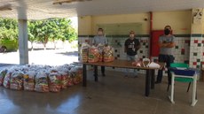 Ao todo, serão entregues 50 cestas ao longo desta e da próxima semana