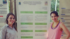 As participantes apresentaram trabalhos nas modalidades oral e banner