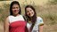 Cássia com sua orientadora, Bruna Mesquita