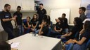 Participaram da visita os 16 membros da empresa Gerencie Júnior, ainda em formação no Campus Paulistana
