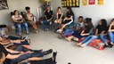 Participaram da visita os 16 membros da empresa Gerencie Júnior, ainda em formação no Campus Paulistana