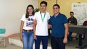Também foi homenageada a estudante Francineide Ferreira Rodrigues, que tirou nota 960 na prova de redação do Enem