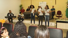 Também foi homenageada a estudante Francineide Ferreira Rodrigues, que tirou nota 960 na prova de redação do Enem