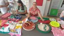 Exposição de produtos na I Feira da Agricultura Familiar