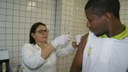 Com o projeto, cerca de 180 alunos e servidores do Campus foram vacinados