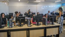 Esse foi o primeiro treinamento sobre pesquisa nas bases de dados do IFPI para os alunos do curso de Administração