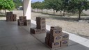 Foram doados 500 litros de álcool e 300 máscaras