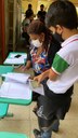A ação ocorreu em parceria com a Secretaria Municipal de Saúde