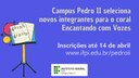 Inscrições podem ser feitas até 14 de abril