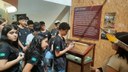 Visita de estudantes do curso técnico em Meio Ambiente