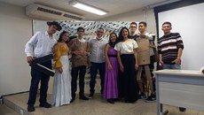 A atividade contou com a participação dos alunos de todo o ensino integrado e professores de diversas áreas
