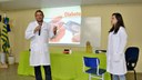 A programação contou com palestras, exibição de vídeos educativos e aferição da glicemia capilar