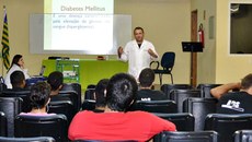 A programação contou com palestras, exibição de vídeos educativos e aferição da glicemia capilar